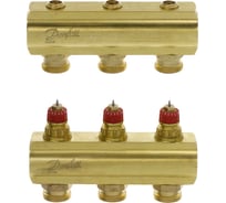 Коллекторы Danfoss FHF-3 для 3 контуров 088U0503