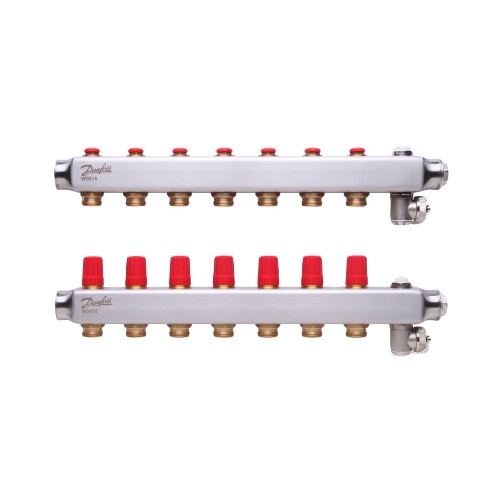 Коллекторы Danfoss SSM-7 для 7 контуров 088U0807 - выгодная цена ...