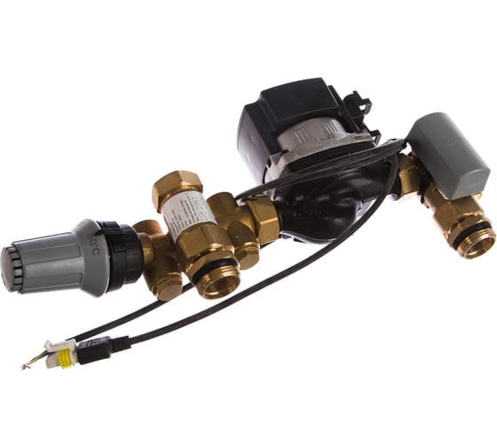 Компактный узел смешения Danfoss FHM-C1 с энергоэффективным насосом Grundfos UPM3 Auto L 15-70 088U0094