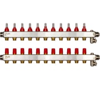 Коллекторы Danfoss SSM-11F с расходомерами 11 контуров 088U0761