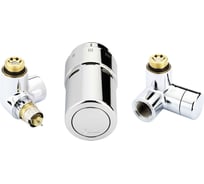 Комплект Danfoss RAX set для подключения терморегулятора слева хромированный 013G4004