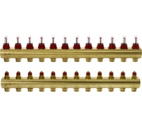 Коллекторы Danfoss FHF-12F с расходомерами для 12 контуров 088U0532