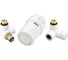 Комплект Danfoss RAX set для подключения терморегулятора слева белый 013G4008 1