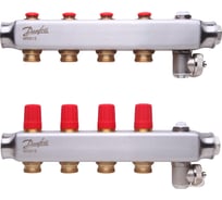 Коллекторы Danfoss SSM-4 для 4 контуров 088U0804