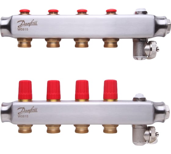 Коллекторы Danfoss SSM-4 для 4 контуров 088U0804