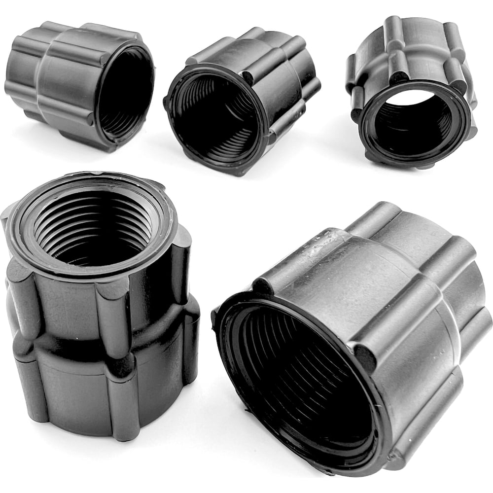 Муфта Профитт пластик 1/2" х 3/4"вр, набор 5 шт. 1895595 - выгодная ...