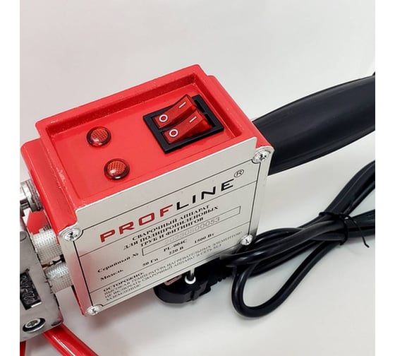 Комплект сварочного оборудования PROFLINE 1500 вт (насадки 20-63мм), метал. бокс УТ-00047458