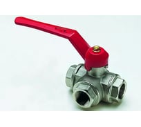 Шаровой кран Tiemme 3/4" трехходовой Т-порт 2950053 2950053/3996T2805