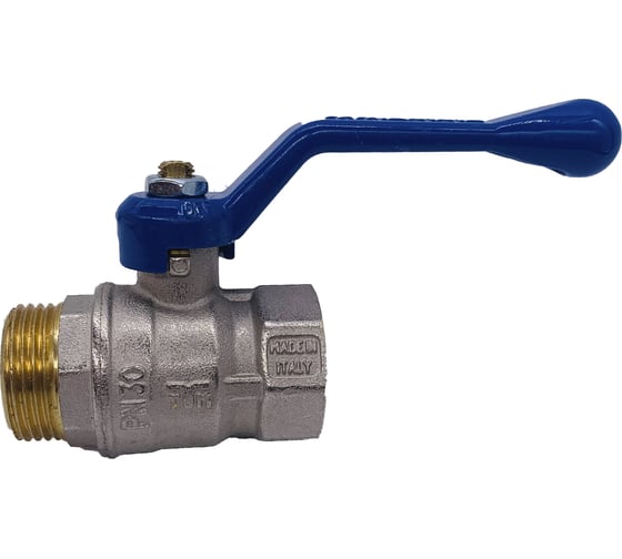 Шаровой кран Tiemme 3/4" ВН, синяя ручка 2360127 1