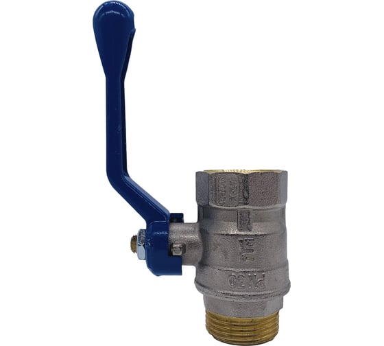 Шаровой кран Tiemme 3/4" ВН, синяя ручка 2360127