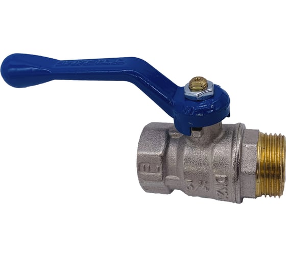 Шаровой кран Tiemme 3/4" ВН, синяя ручка 2360127