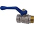 Шаровой кран Tiemme 3/4" ВН, синяя ручка 2360127 5