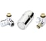 Комплект Danfoss RAX set для подключения терморегулятора справа хромированный 013G4003 1