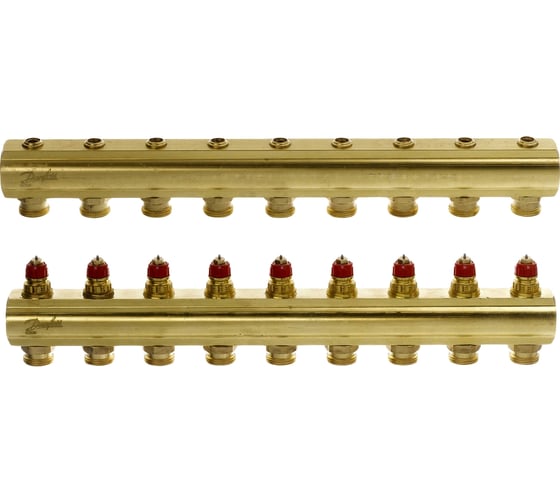 Коллекторы Danfoss FHF-9 для 9 контуров 088U0509 1