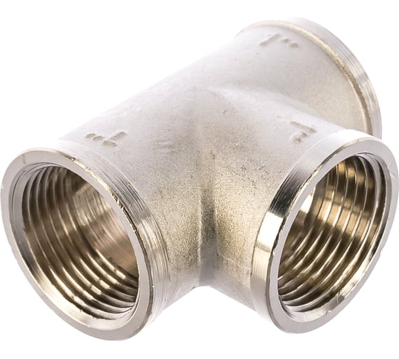 Тройник Valtec 1" внутренний-внутренний-внутренний VTr.130.N.0006