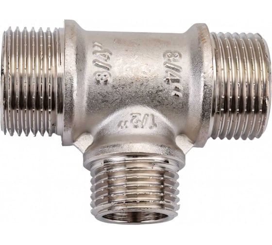 Переходной тройник Valtec 3/4"х1/2"х3/4" наружный-наружный-наружный VTr.131.RN.050405