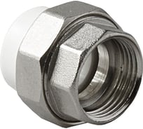 Комбинированная разъемная муфта американка PRO AQUA PP-R ВР белая ШК 20-3/4