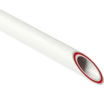Пропиленовая труба Pro Aqua RUBIS SDR 6 армированная стекловолокном белая 2 м 32 мм