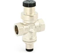 Редуктор давления Uni-Fitt Compact 1/2 В, никелированный, с отверстием под радиальный манометр 1/4 202N2140