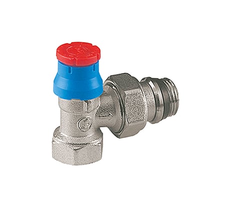 Угловой клапан Giacomini R401TG, 1/2, 1/2, ВН, хром, отвод с герметичной прокладкой R401X133