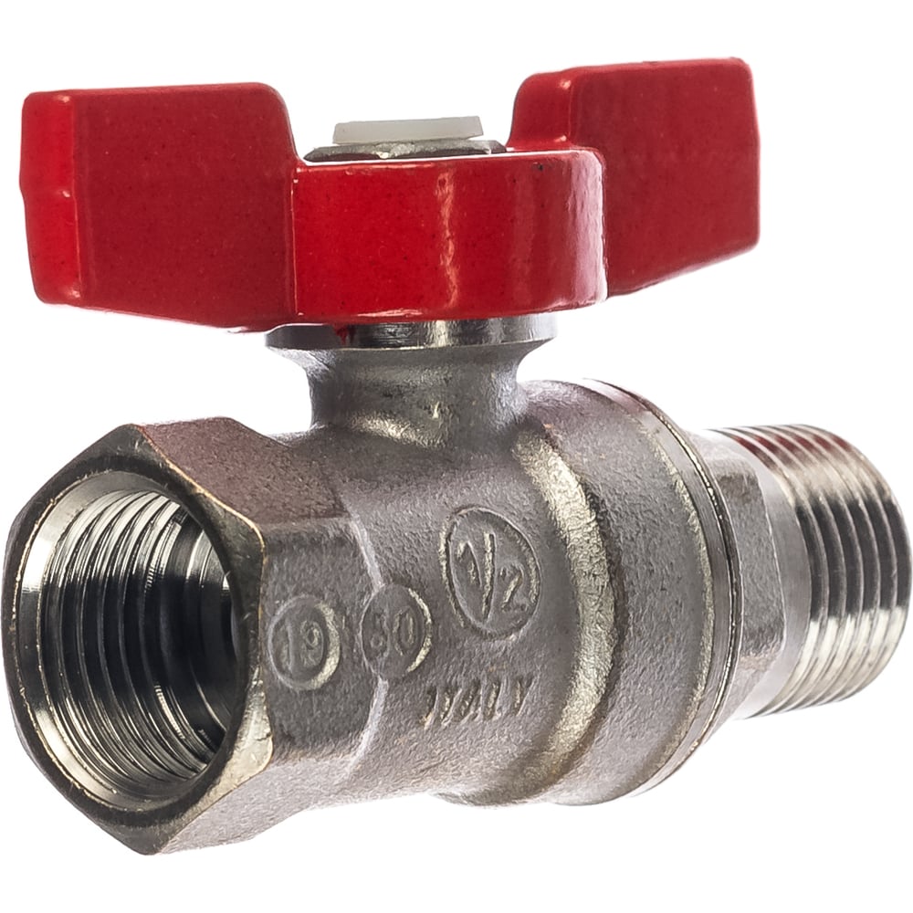 Шаровой кран Giacomini R254D 1/2", внутренняя/наружная, ручка-бабочка ...