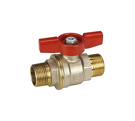 Шаровой кран Giacomini DADO полнопроходной, 3/4", наружная/наружная, бабочка R913X024