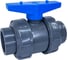Кран шаровой AQUAVIVA НПВХ DN 75 резьба ВР 2 1/2" уплотнение TPV AQVBVE075 56686 1