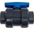 Кран шаровой AQUAVIVA НПВХ DN 50 резьба ВР 1 1/2" уплотнение TPV AQVBVE050 56685  3