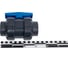 Кран шаровой AQUAVIVA НПВХ DN 50 резьба ВР 1 1/2" уплотнение TPV AQVBVE050 56685  4