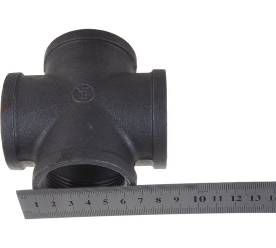 Крест Fittex PLUS прямой, чугун 40 ВР/ВР 127-3627