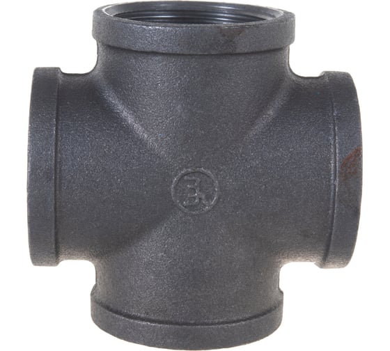 Крест Fittex PLUS прямой, чугун 40 ВР/ВР 127-3627