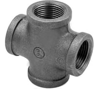 Крест Fittex PLUS прямой, чугун 15 ВР/ВР 127-3623