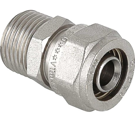 Обжимной соединитель Valtec с переходом на наружную резьбу 32 мм x1 1/4" VTm.301.N.003207