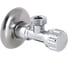 Прямой вентиль Valtec для подключения сантехнических приборов 1/2"х3/8" VT.281.GBC.0403 1