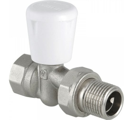 Ручной клапан Valtec для радиатора прямой 1/2" VT.018.N.04