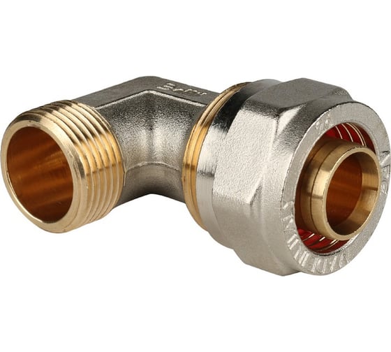 Винтовой угольник-переходник STOUT с наружной резьбой 3/4"х26 SFS-0006-003426 RG008S9DISBBL1