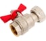 Шаровой кран Valtec с накидной гайкой 1/2"x3/4" внутренняя-внутренняя VT.241.N.0405 2