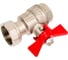 Шаровой кран Valtec с накидной гайкой 1/2"x3/4" внутренняя-внутренняя VT.241.N.0405 3