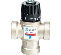 Термостатический смесительный клапан Stout 3/4" SVM-0010-164320 RG008Q241S3JKR