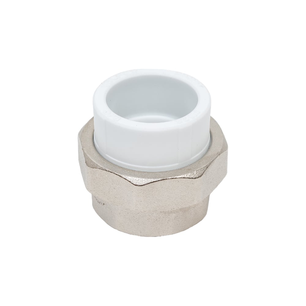 Комбинированнаяразъемнаямуфта(американка)Valfexсвнутреннейрезьбой40x11/2"(40/10)белая10155140