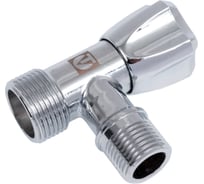 Угловой вентиль Valtec для подключения бытовой техники 1/2"х3/4" VT.240.TN.0405