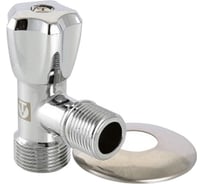 Угловой вентиль Valtec для подключения бытовой техники 1/2"х3/4" VT.240.TN.0405