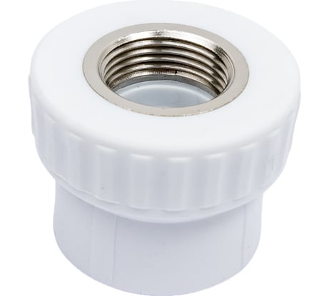 Переходная муфта Valfex с внутренней резьбой 40x1" (30/6) белая 10129040