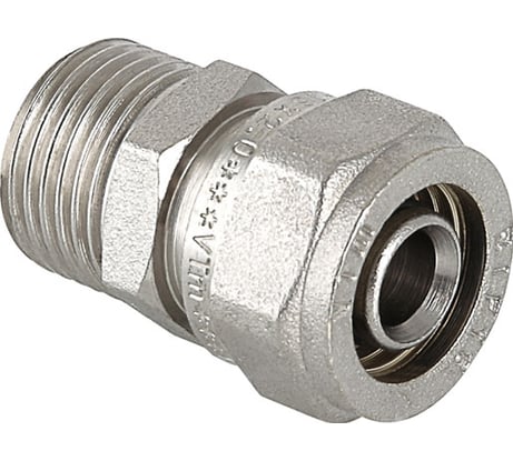 Обжимной соединитель Valtec с переходом на наружную резьбу 32 мм x3/4" VTm.301.N.003205