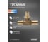 Тройник аксиальный SANEXT 25х20х20мм 4634 2