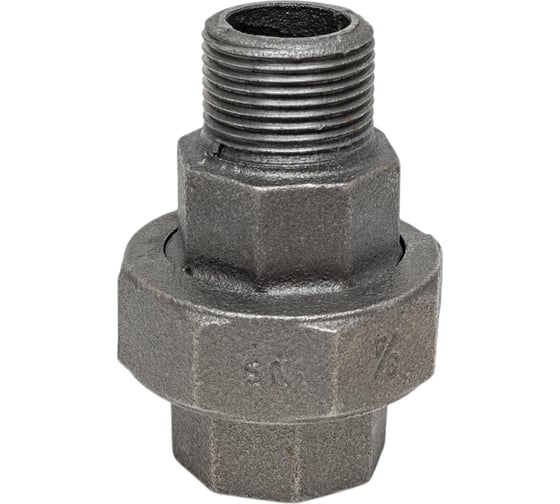 Прямой соединитель Fittex PLUS американка чугун 20 ВР/НР 127-3509