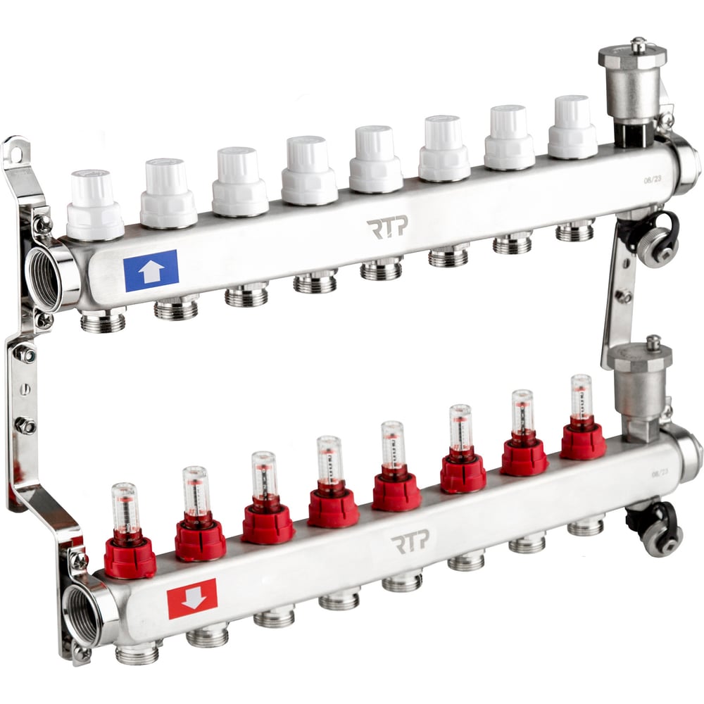 Коллекторная группа с регулирующими клапанами, расходомерами ...