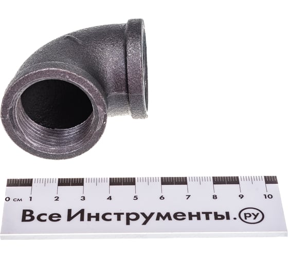 Проходной угольник Fittex PLUS чугун 25 ВР/ВР 127-3525