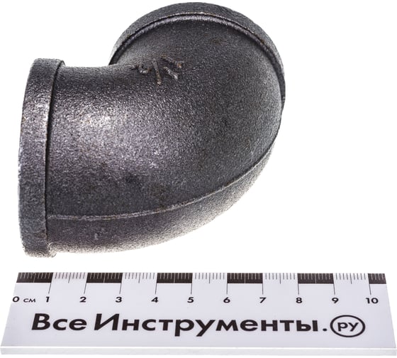 Проходной угольник Fittex PLUS чугун 40 ВР/ВР 127-3527