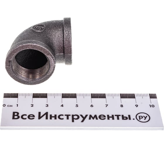 Проходной угольник Fittex PLUS чугун 20 ВР/ВР 127-3524